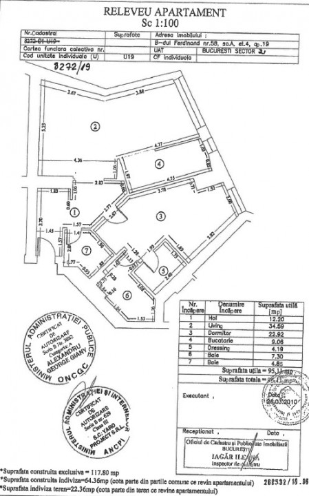 UNIC IN ZONA Apartament 2 camere 95 mp - 2 bai EvoCasa Ferdinand 58