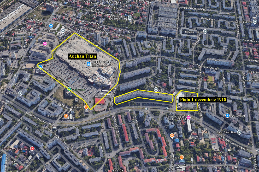 Apartament 2 camere Auchan 1 Decembrie 1918