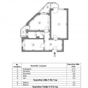 Inel I | Apartament 2 camere, preț avantajos!
