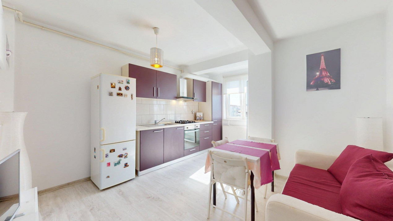 Garsonieră dublă de vânzare - Strada Triumfului, Popesti Leordeni