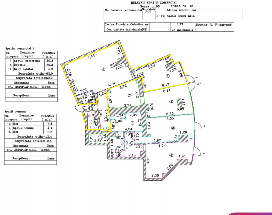 Spatiu comercial 66mp Dristor McDonald's Metrou Stradal Camil Ressu