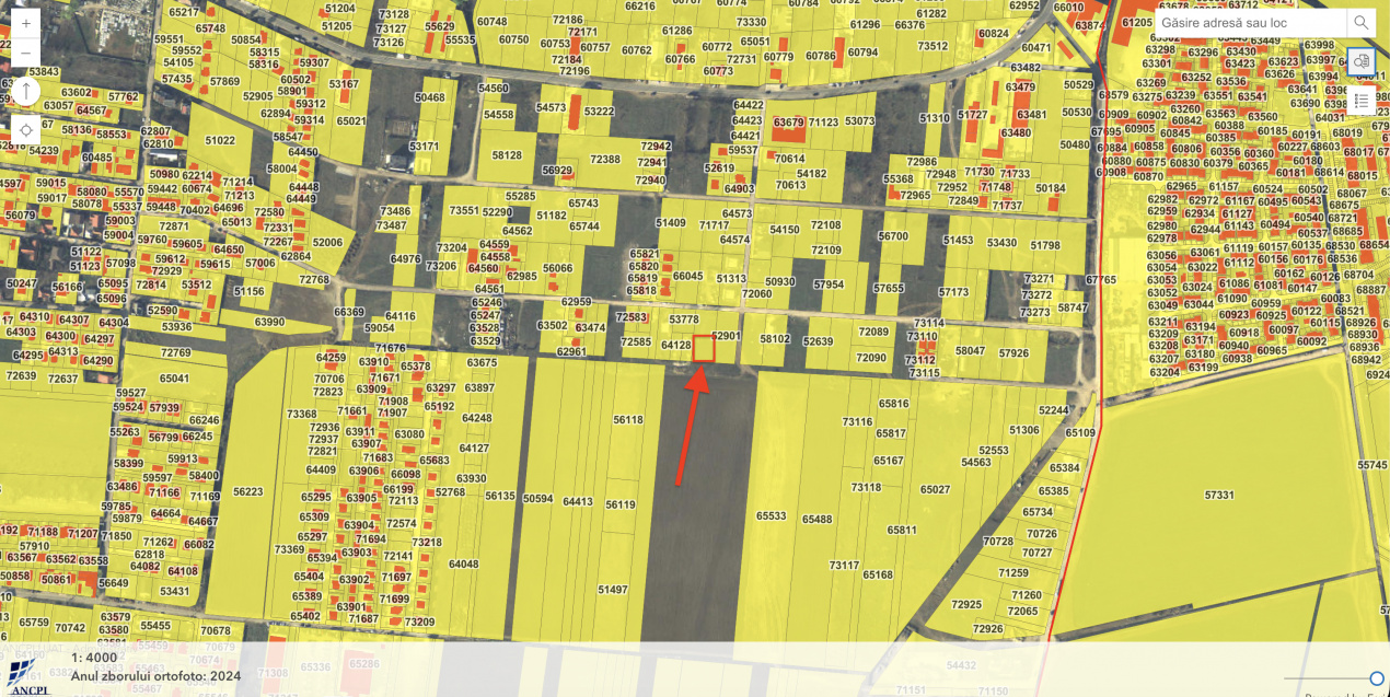 Tunari – zona Castanului | teren 750 mp | deschidere 25 ml | Ideal casa / duplex
