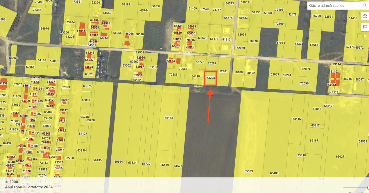 Tunari – zona Castanului | teren 750 mp | deschidere 25 ml | Ideal casa / duplex